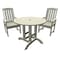 Highwood Usa Lehigh 3pc Round Outdoor Patio Furniture Dining Set AD-DNL36-HGR - alternate 1